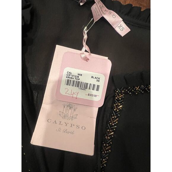 Calypso st barth top Bathing Suit Cover Up Size XS Retail Price On Tag $325 - Picture 4 of 6